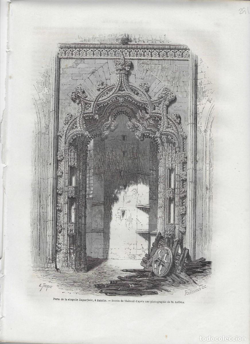 Arte: PORTUGAL. BATALHA. PUERTA DE CAPILLA