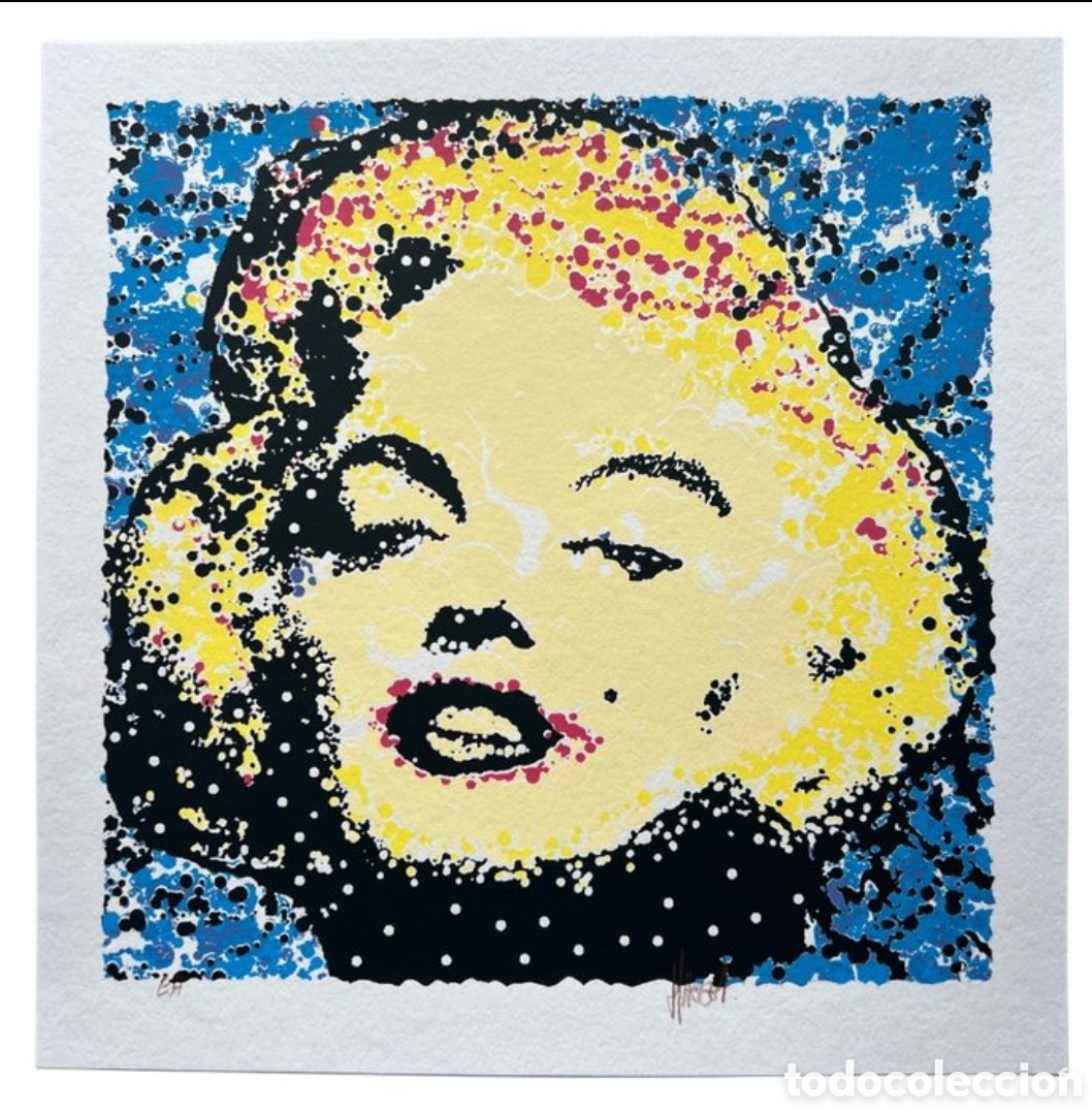 Arte: Ad van Hassel &ndash; Marilyn Monroe POP &ndash; Litograf&iacute;a firmada AP