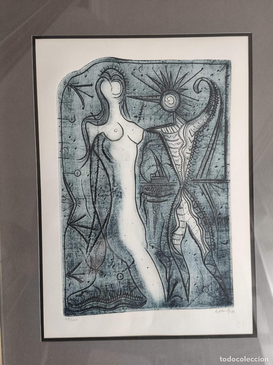 Arte: Rafael Alberti &ndash; Litograf&iacute;a 1976 firmada y numerada &ndash; 67 x 54 cm