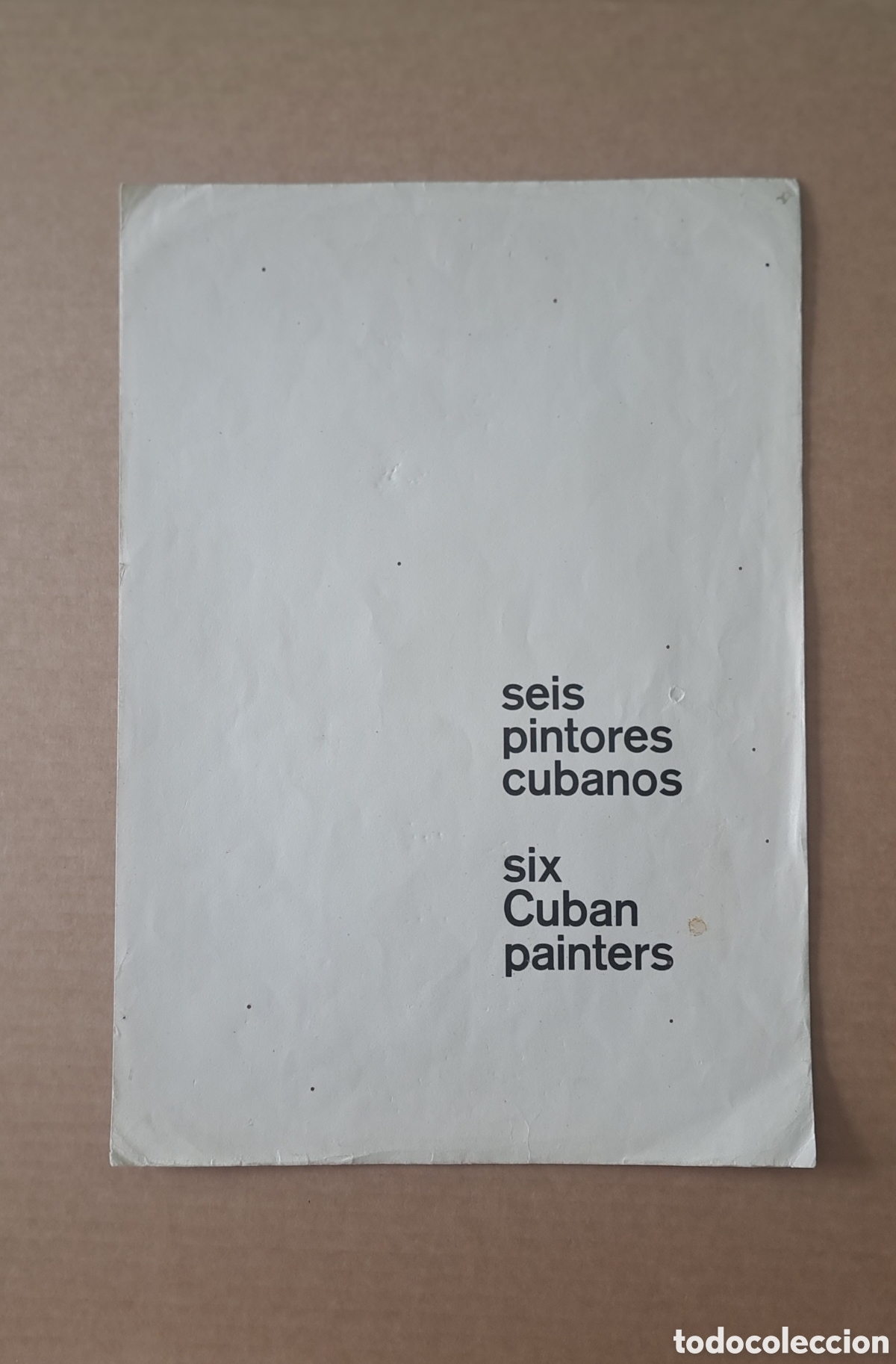 Arte: Seis Pintores Cubanos/ Portfolio/1972