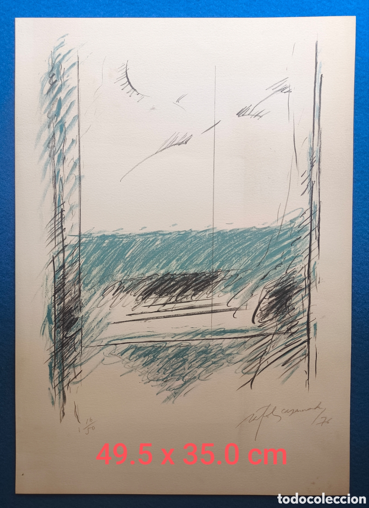 Arte: R&Agrave;FOLS CASAMADA LITOGRAFIA TIRADA LIMITADA FIRMADA A L&Aacute;PIZ