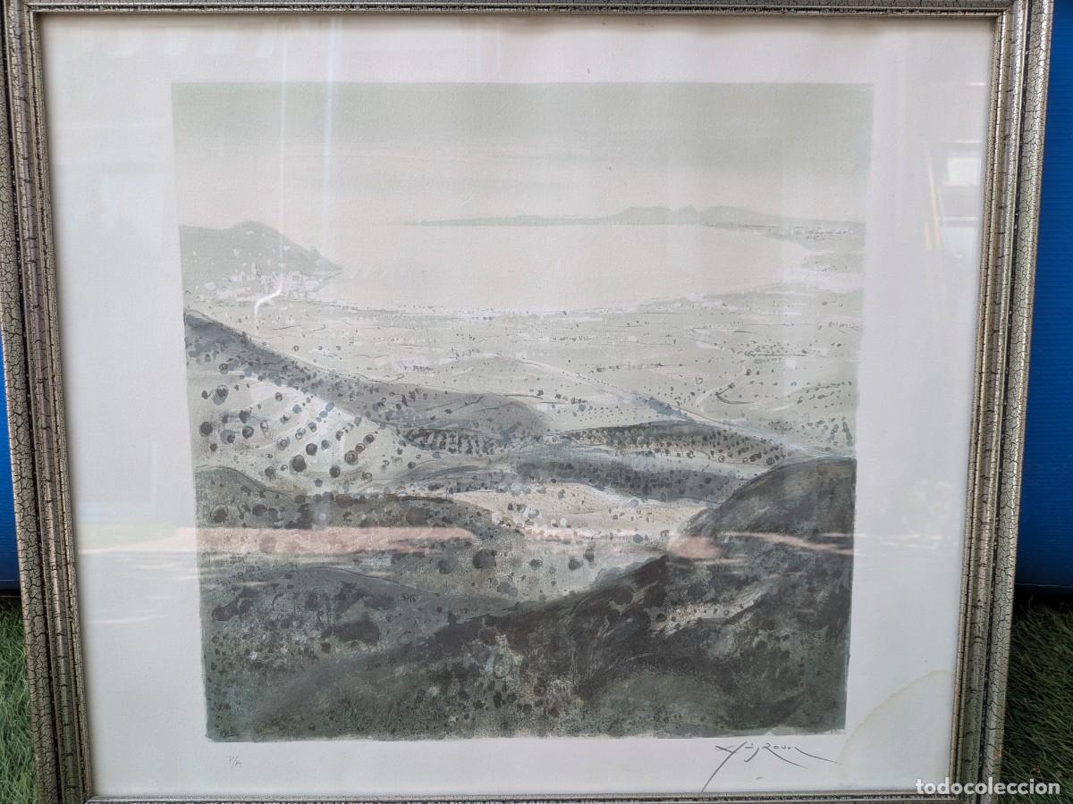 Arte: LLUIS ROURA. PROVA D'AUTOR. SIGNAT A LLAPIS. LITOGRAFIA SOBRE PAPER