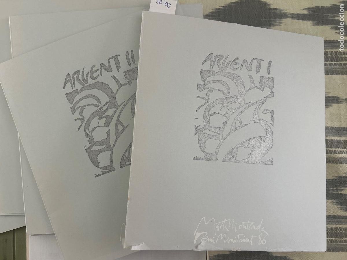 Arte: MARTA MONTCADA, 36 SERIGRAFICS, SERIE GRIS LLUNA, COMPLETA, LIMITADA I FIRMADA