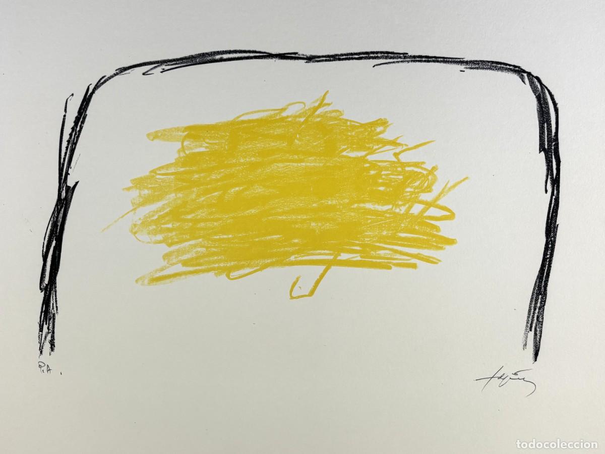 Arte: ANTONI TAPIES - FR&Eacute;GOLI - LITOGRAFIA FIRMADA A LAPIZ - SALA GASPAR - A&Ntilde;O 1969