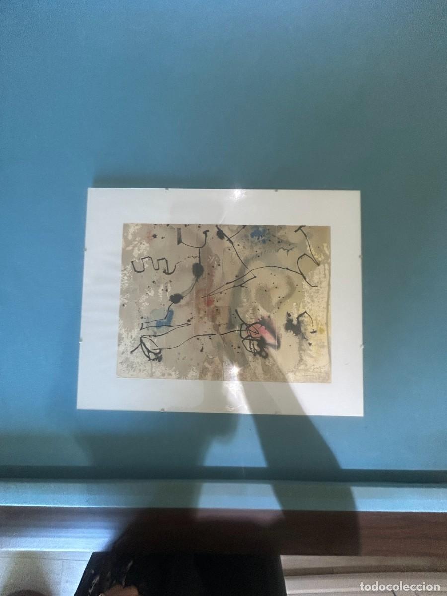 Arte: Litograf&iacute;a original en color de Joan Mir&oacute;