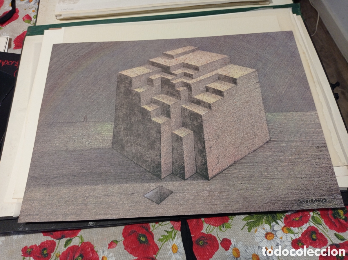 Arte: Litograf&iacute;a Jose Mar&iacute;a Subirachs certificada