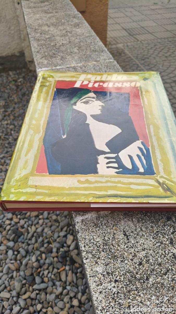 Arte: Livre Hommage &agrave; Pablo Picasso 1971 avec lithographie originale a l int&eacute;rieur d origine