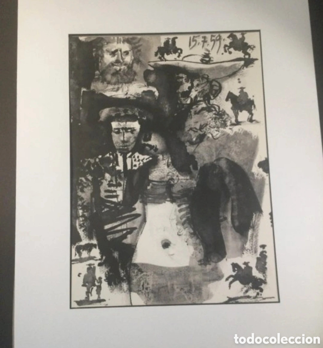 Arte: Litografia firmata Pablo Picasso - Toros Y Toreros (1961)