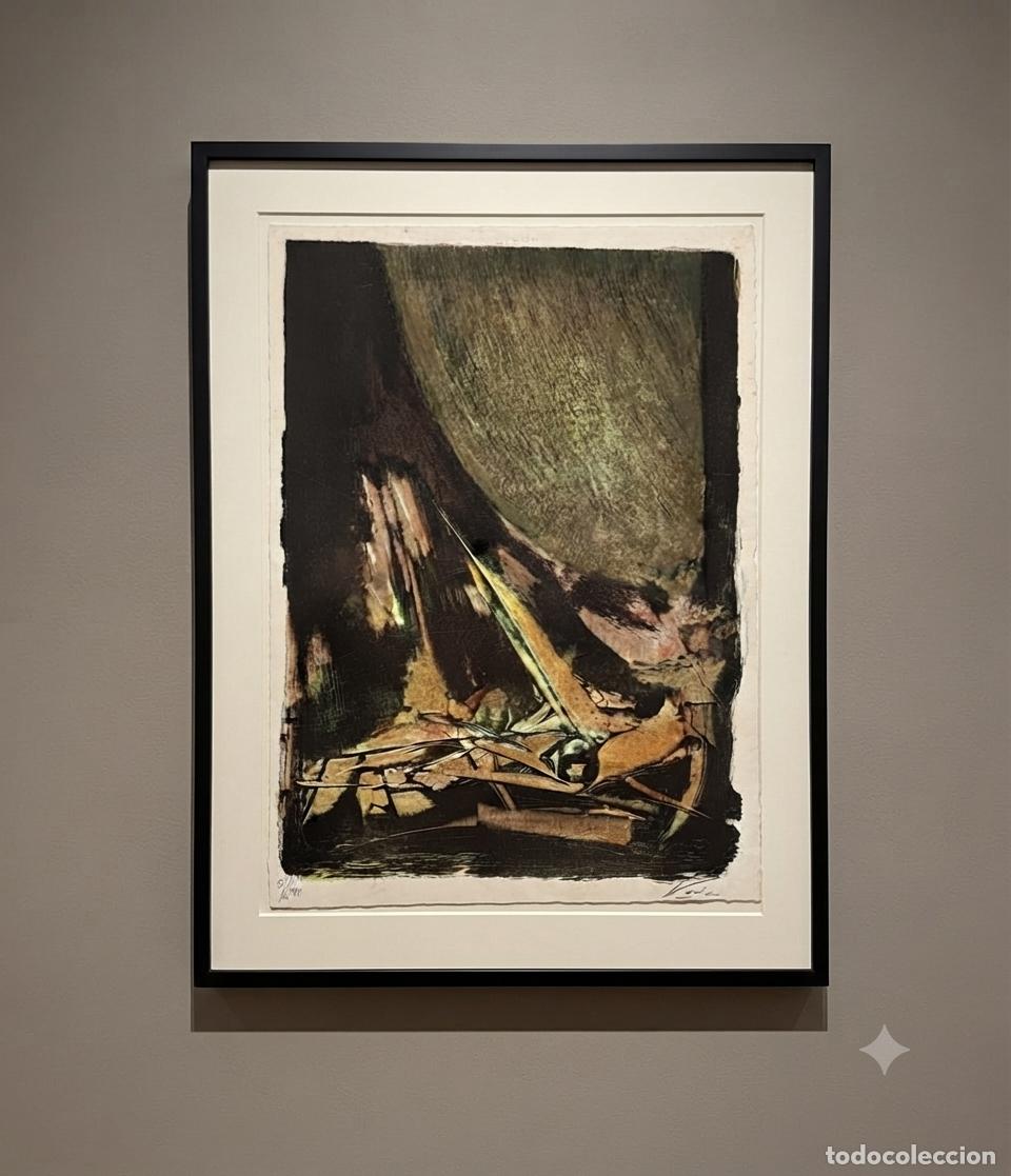 Arte: Litograf&iacute;a Viola. 87/198. Firmado a l&aacute;piz