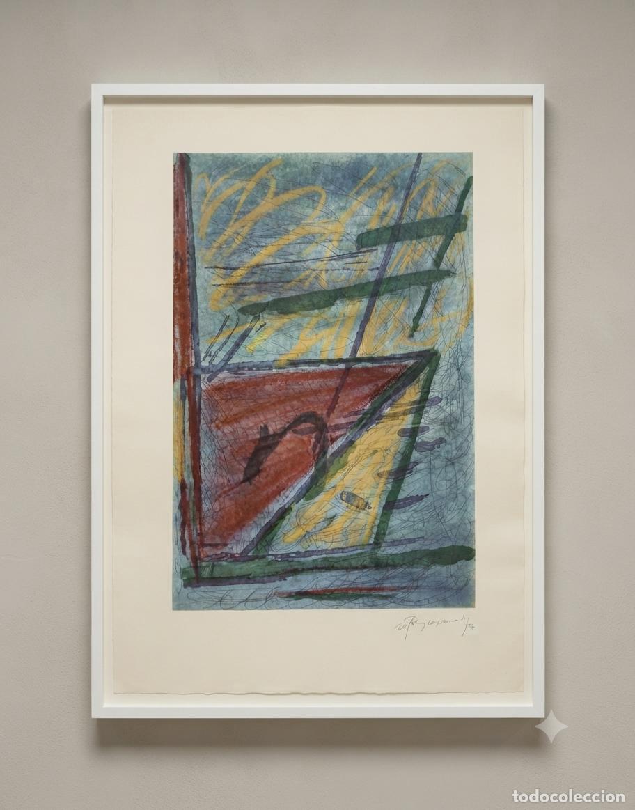 Art: Albert Rafols Casamada. Litograf&iacute;a. 1986
