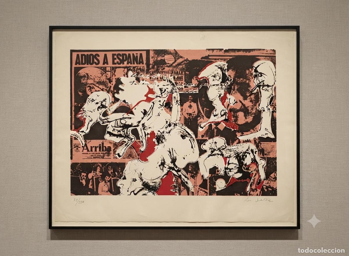 Arte: Litograf&iacute;a. 38/250. Firma ilegible (NO INCLUYE MARCO)