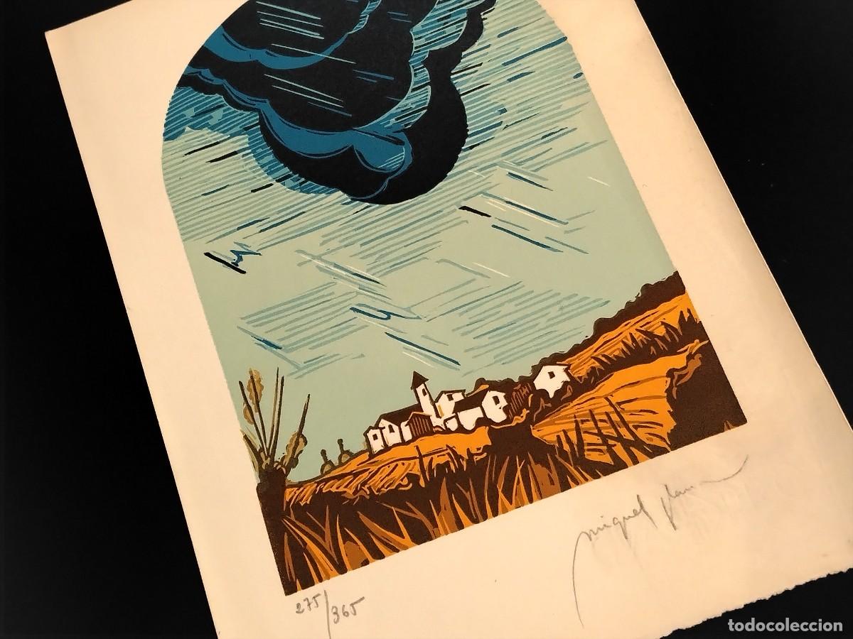 Arte: LITOGRAF&Iacute;A ORIGINAL DEL PINTOR CATAL&Aacute;N MIQUEL PLANA I CORC&Oacute;(N&ordm;275 DE 365)(24 x 33 cm)