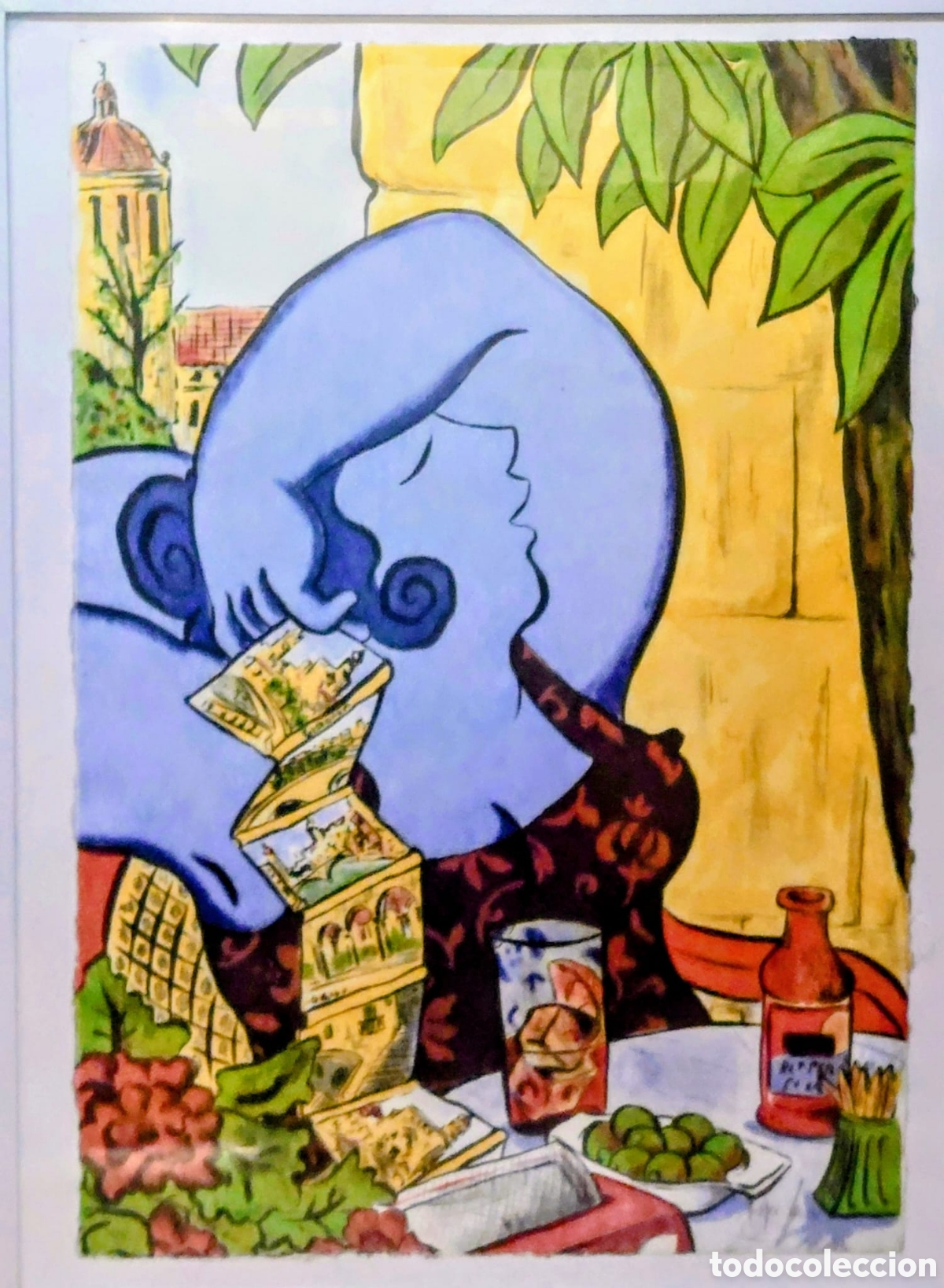 Arte: MARC JESUS LITOGRAFIA FIRMADA ORIGINAL 75 X 50 N.48 LIMITADA A 150