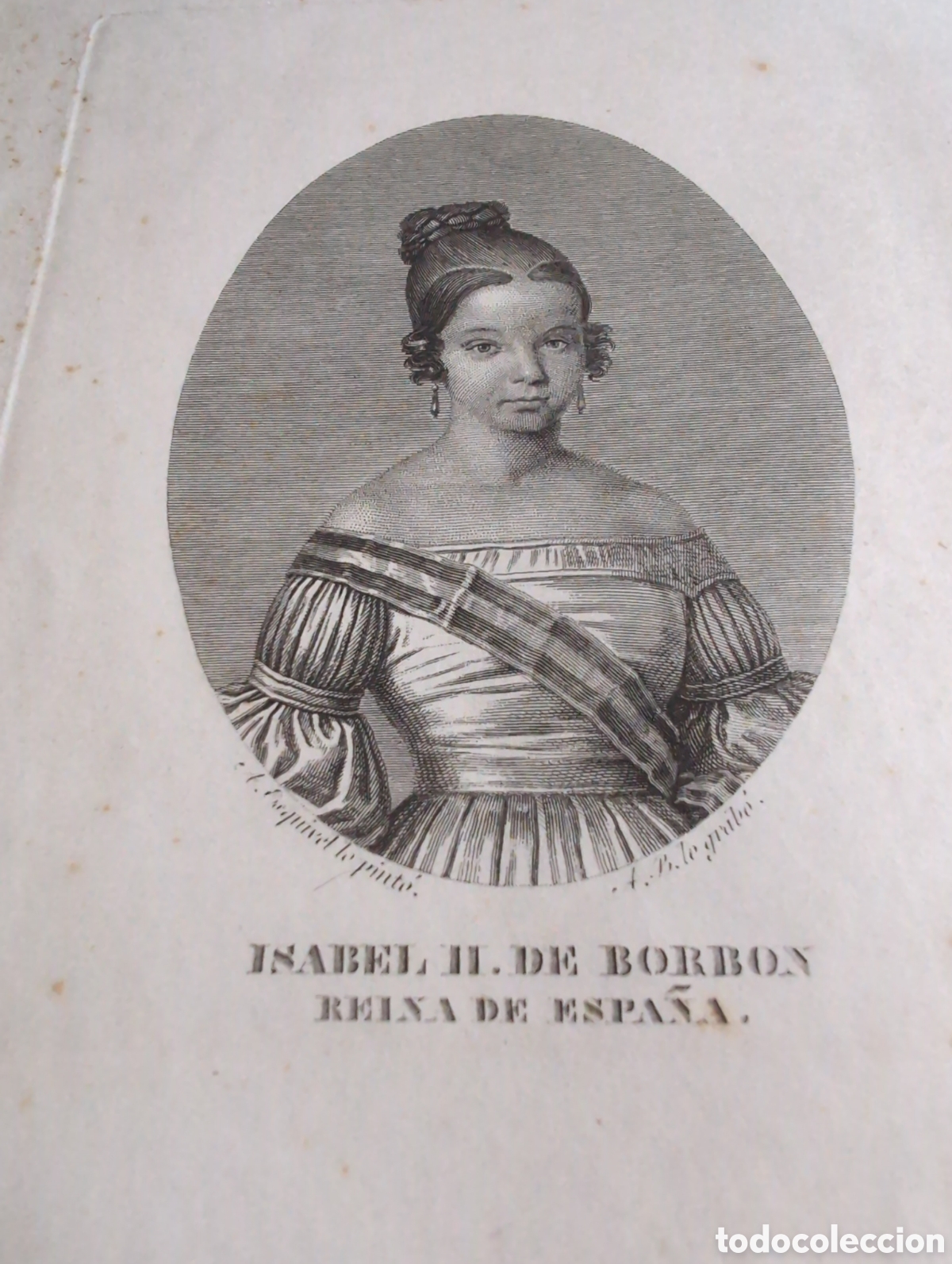 Arte: Grabado antiguo Borb&oacute;n - Foto 3