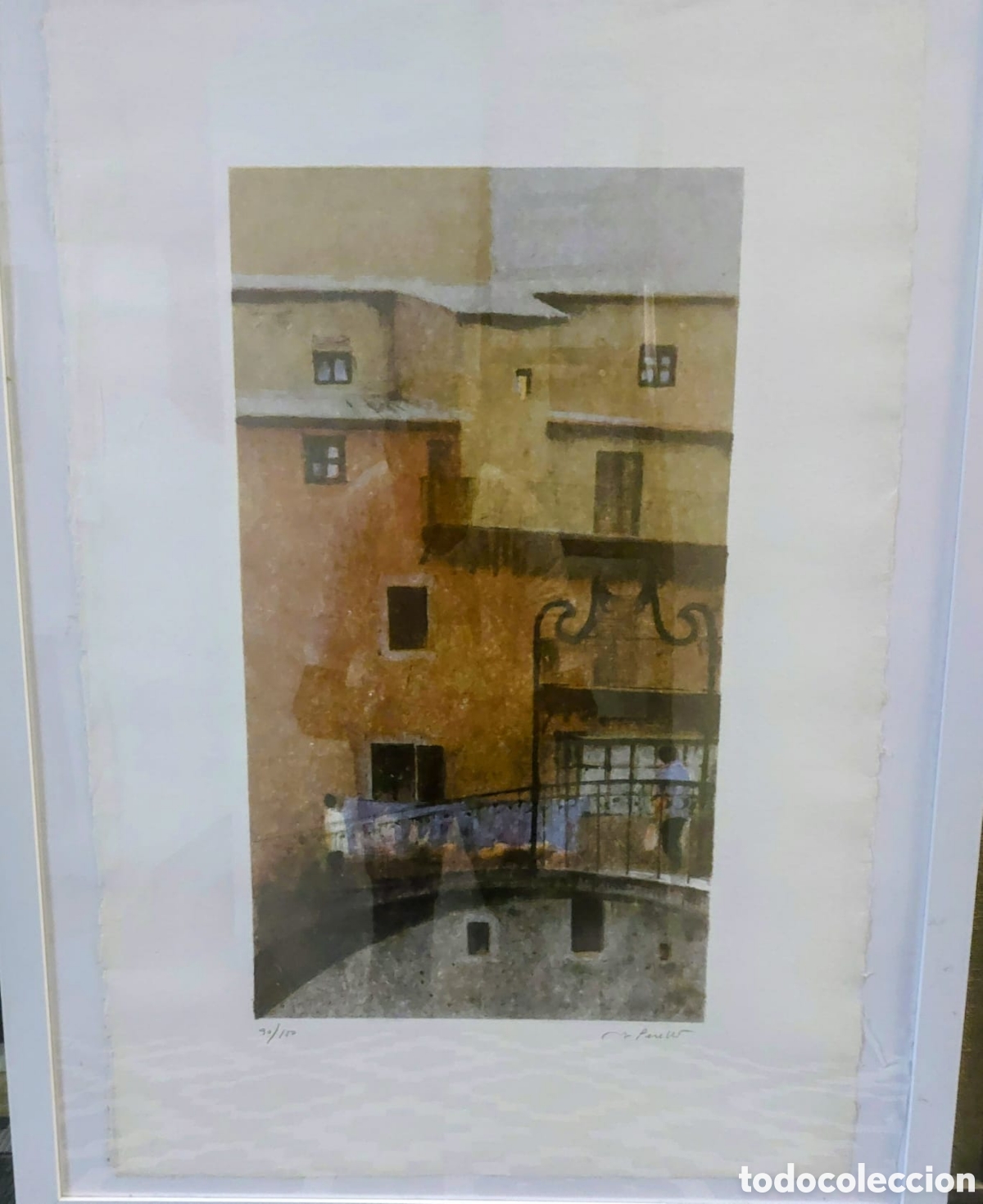 Arte: MARIA PARELLO LITOGRAFIA FASANAS DEL RIU O&Ntilde;AR DE GIRONA 52X75 N.90 DE 150