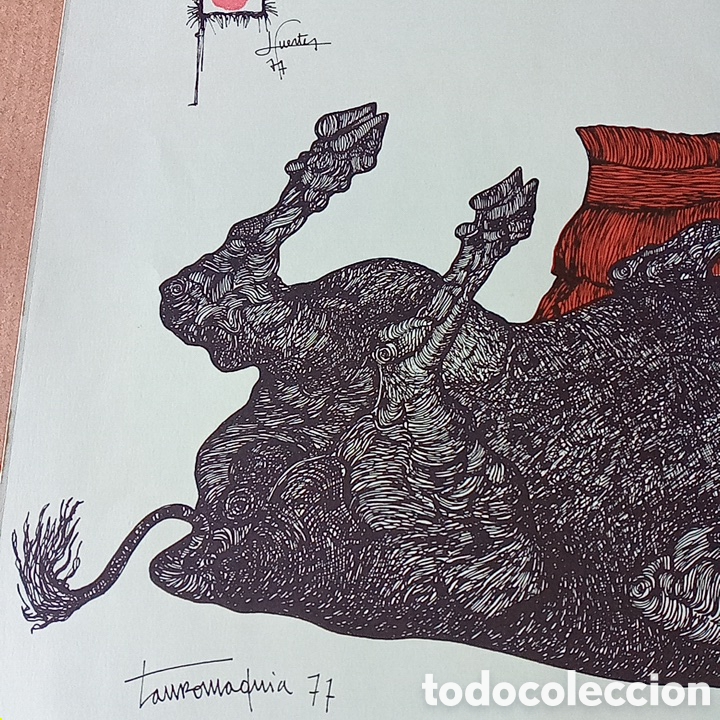 Arte: JES&Uacute;S FUERTES FIRMADA Y NUMERADA 7/7 - Foto 4