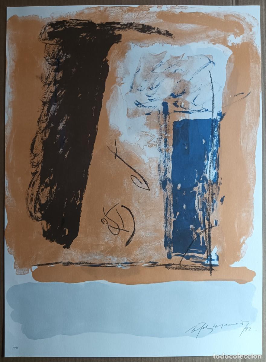 Arte: Albert Rafols-Casamada (Barcelona 1923-2009) litograf&iacute;a 1992 de 55x75 firmada l&aacute;piz y /99