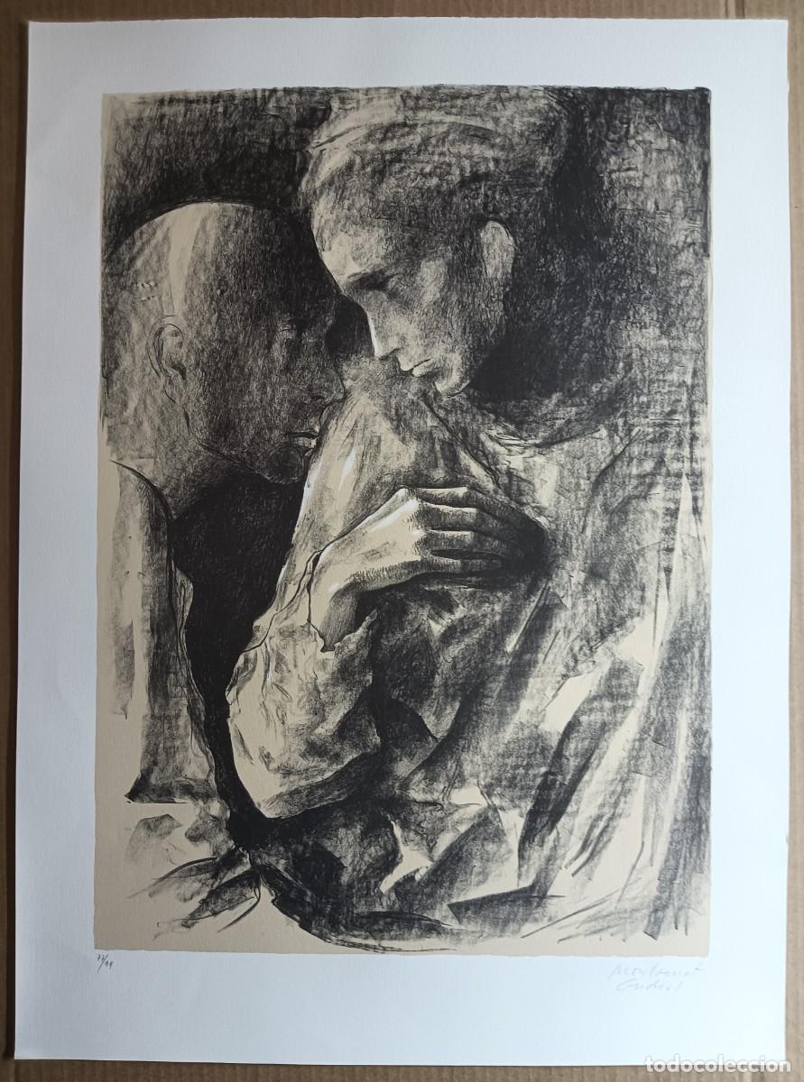 Arte: Montserrat Gudiol Corominas (Barcelona 1933-2015) litograf&iacute;a 1992 de 55x75 firmada l&aacute;piz y /99