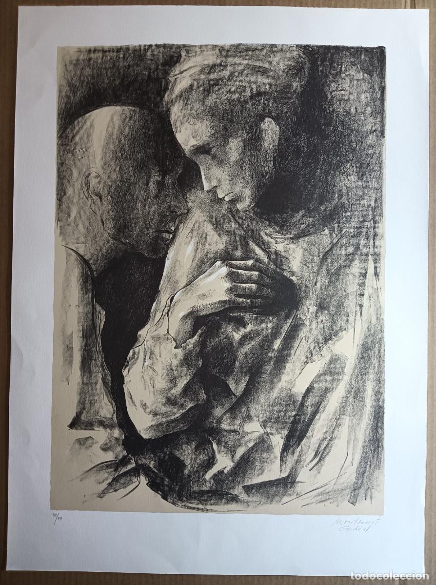Arte: Montserrat Gudiol Corominas (Barcelona 1933-2015) litograf&iacute;a 1992 de 55x75 firmada l&aacute;piz y /99