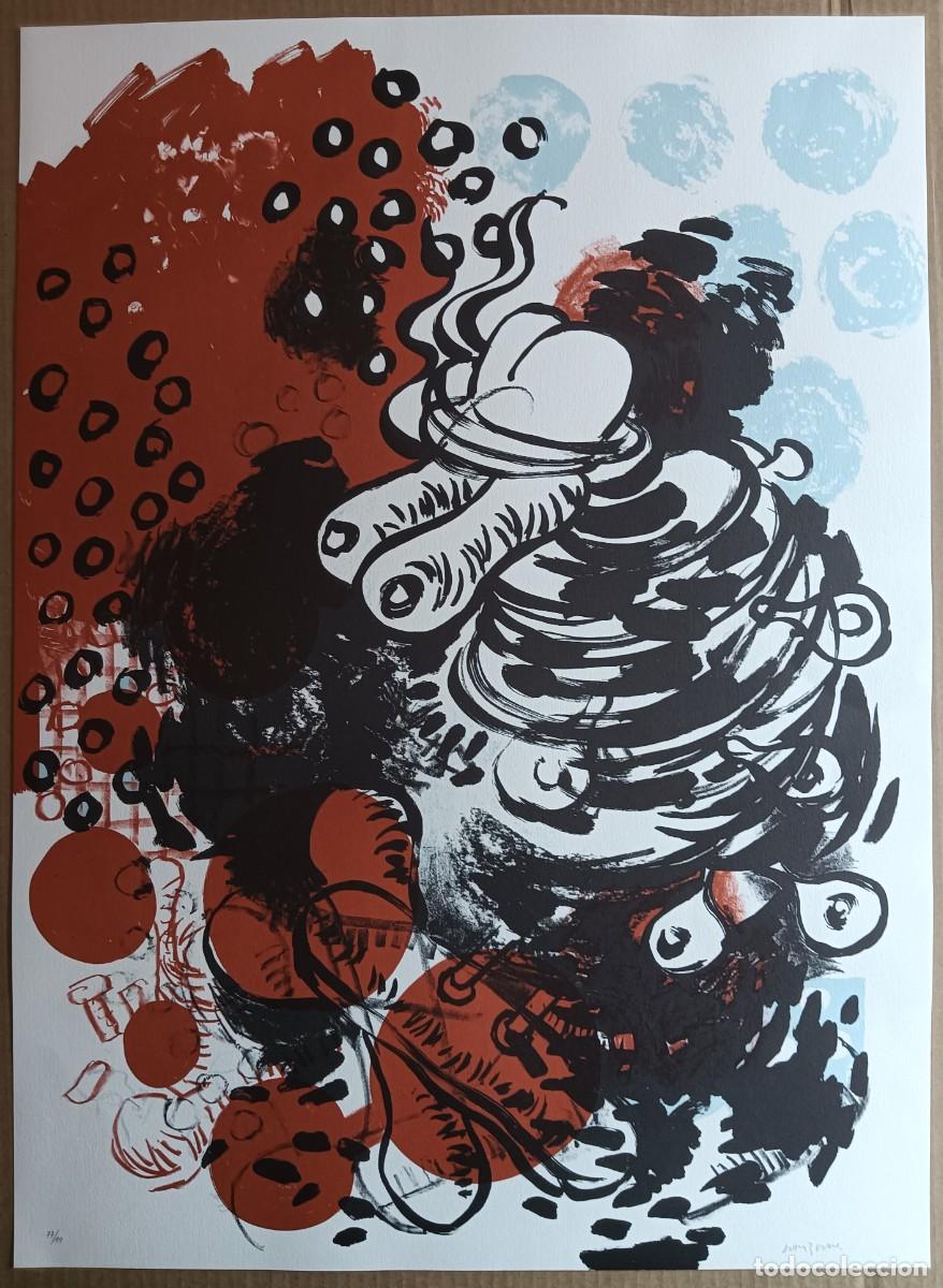 Arte: Xavier Grau i Masip (Barcelona 1951-2020) litograf&iacute;a 1992 de 55x75 firmada l&aacute;piz y 77/99. En perfect