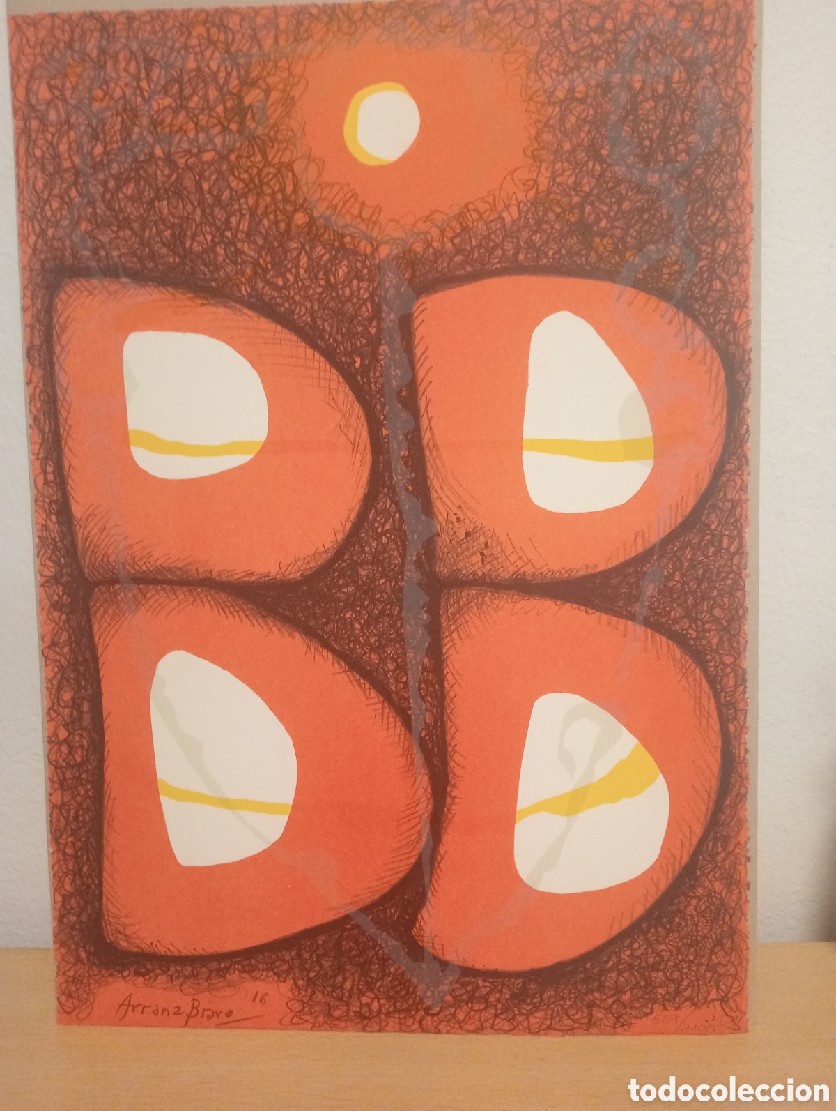 Arte: Litograf&iacute;a original de arranz bravo firmada
