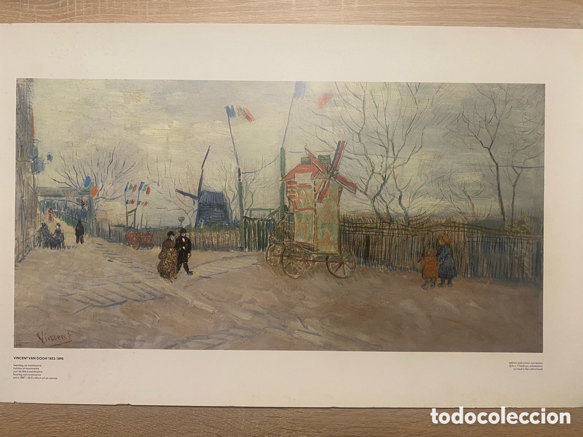 Arte: L&aacute;mina Van Gogh en perfecto estado