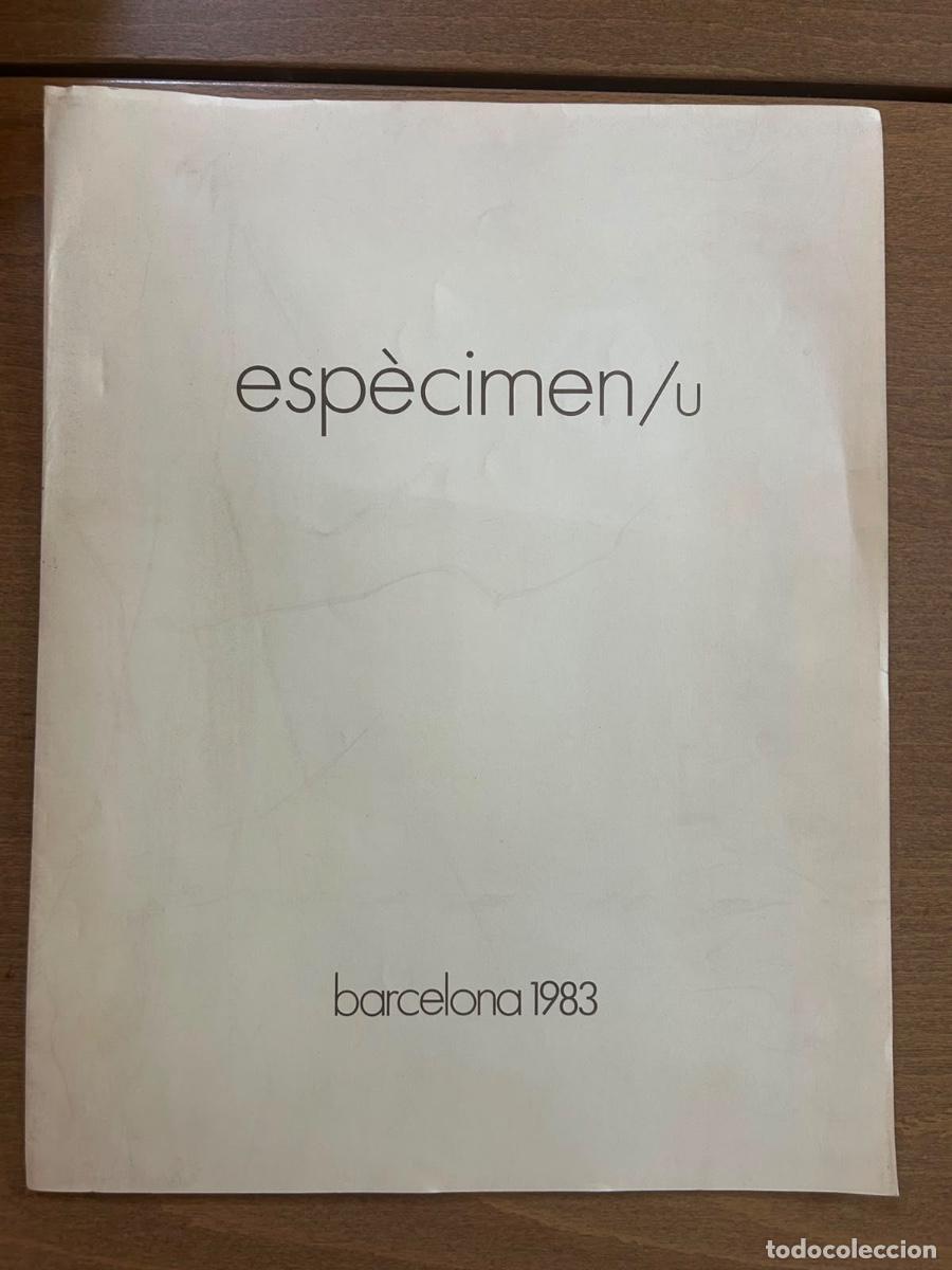 Arte: Carpeta &laquo;Esp&egrave;cimen / u&raquo; (Barcelona, 1983) - Salvador Juanpere - 2 Serigraf&iacute;as firmadas y numeradas (
