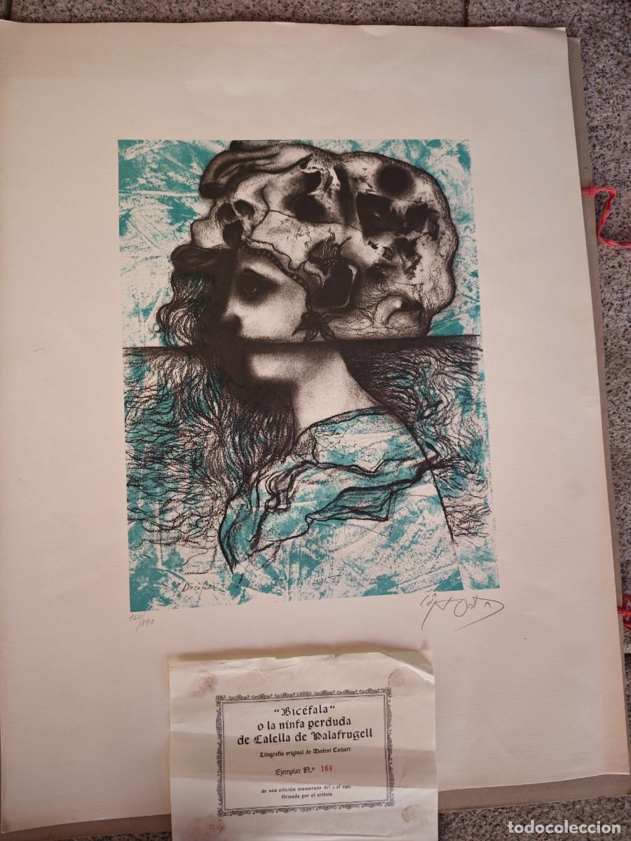 Arte: Litograf&iacute;a Original Modest Cuixart - &rdquo;Bic&eacute;fala&rdquo; Firmada y Numerada
