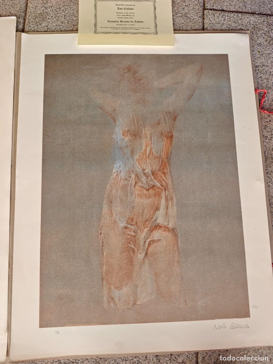Arte: Litograf&iacute;a Original Nati Ca&ntilde;ada - &rdquo;Desnudo&rdquo; (Prueba de Artista)