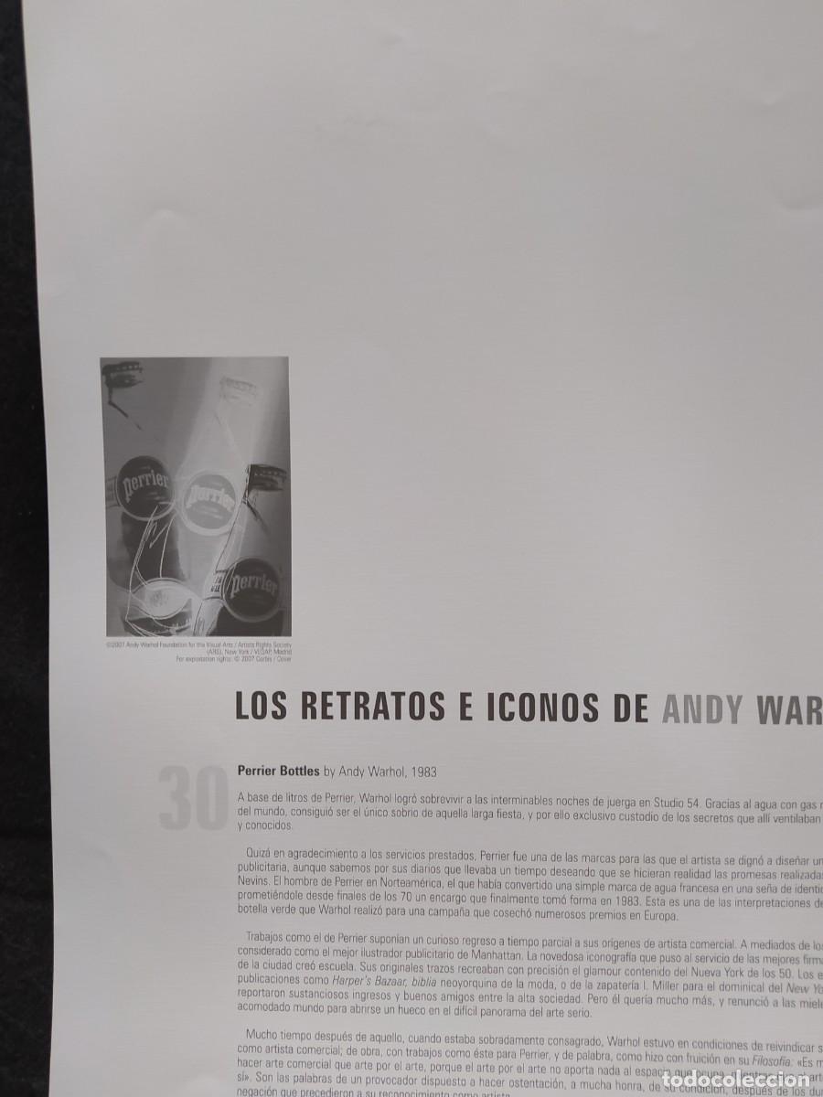 Arte: Perrier Bottles botellas ANDY WARHOL 43X34 CMS - Foto 2
