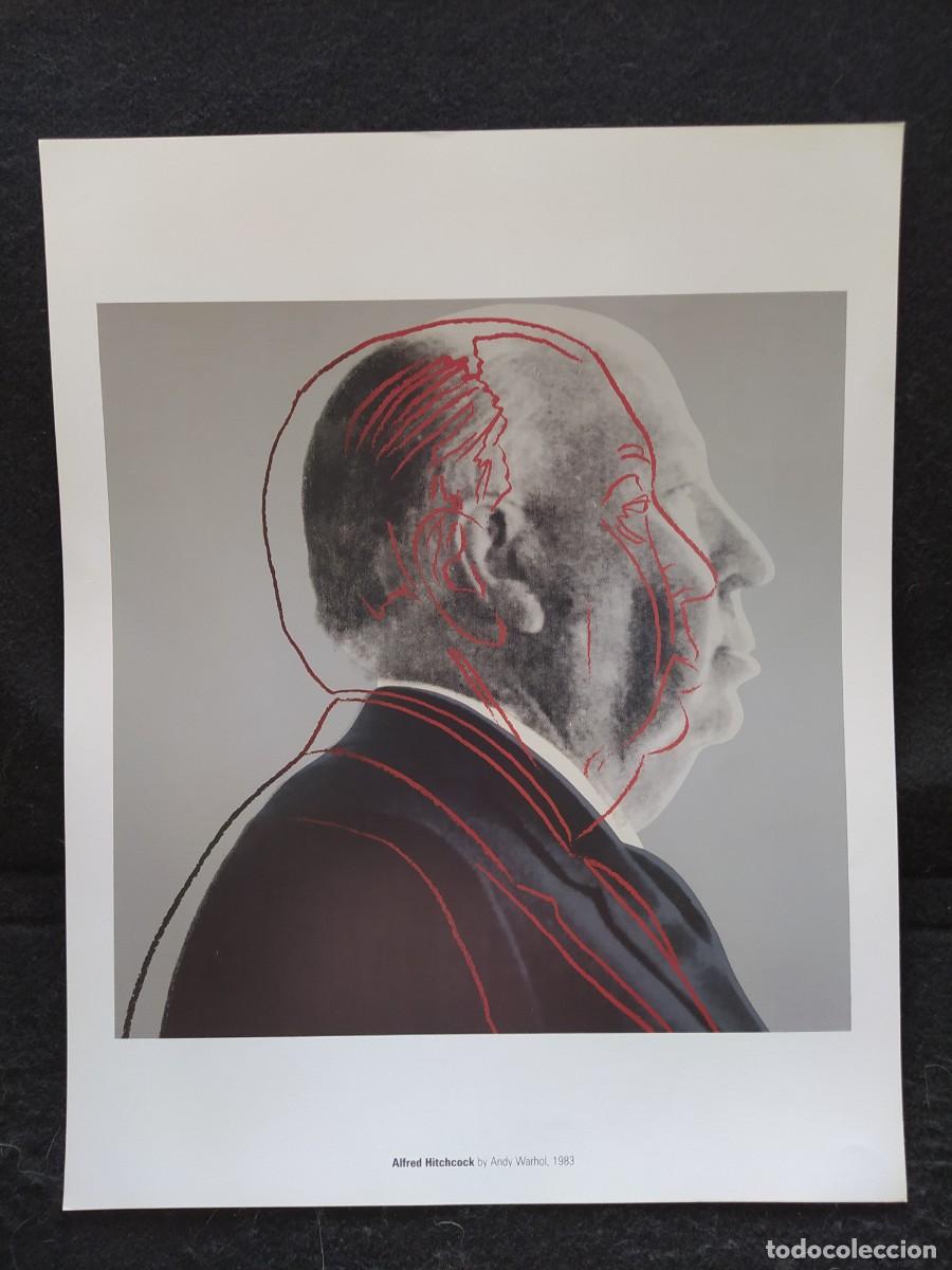 Arte: ALFRED HITCHCOCK ANDY WARHOL 43X34 CMS