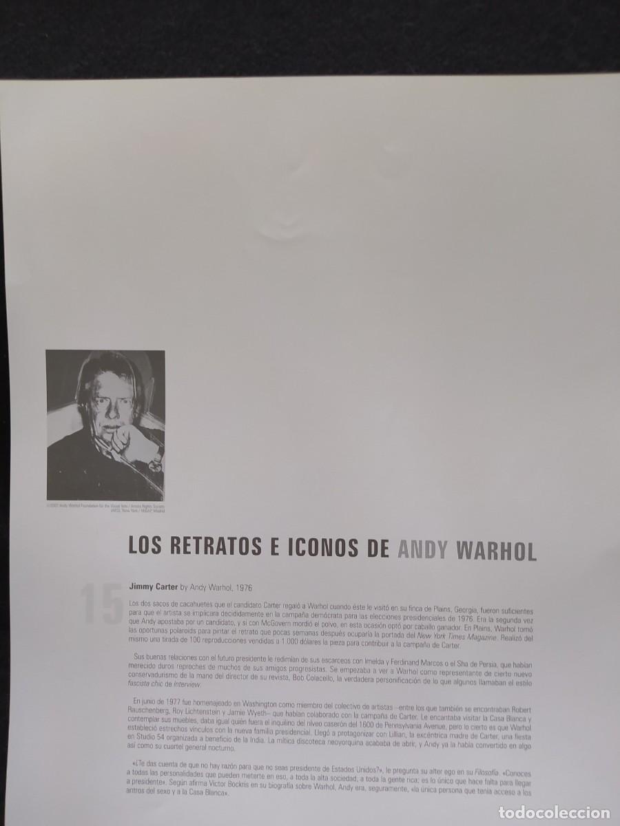 Arte: JIMMY CARTER ANDY WARHOL 43X34 CMS - Foto 2