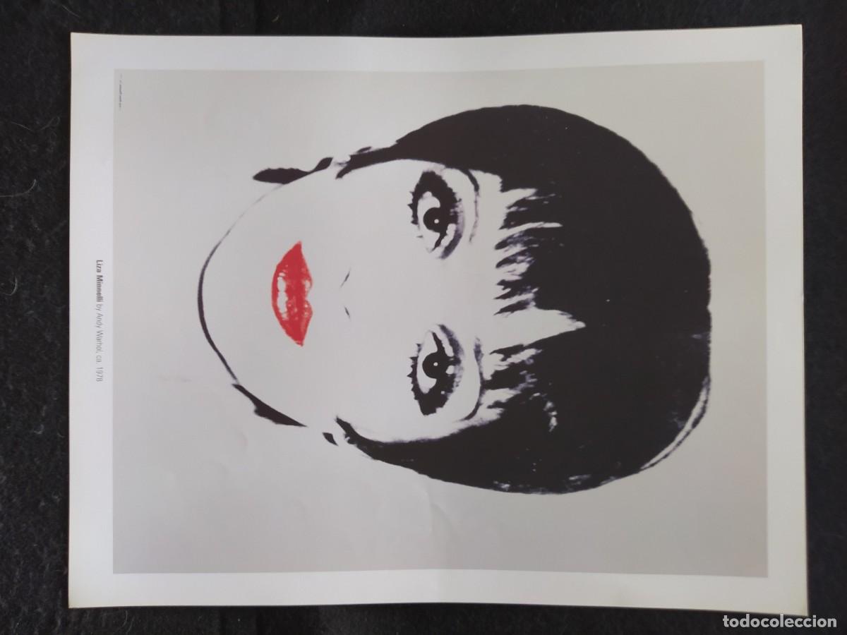 Arte: LIZA MINELI ANDY WARHOL 43X34 CMS CARTEL POSTER