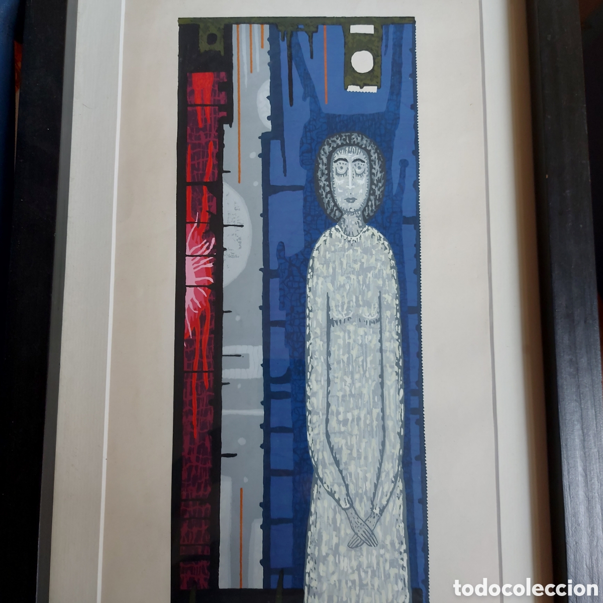 Arte: JOAN BROTAT &rdquo;FIGURA FEMENINA&rdquo; LITOGRAFIA