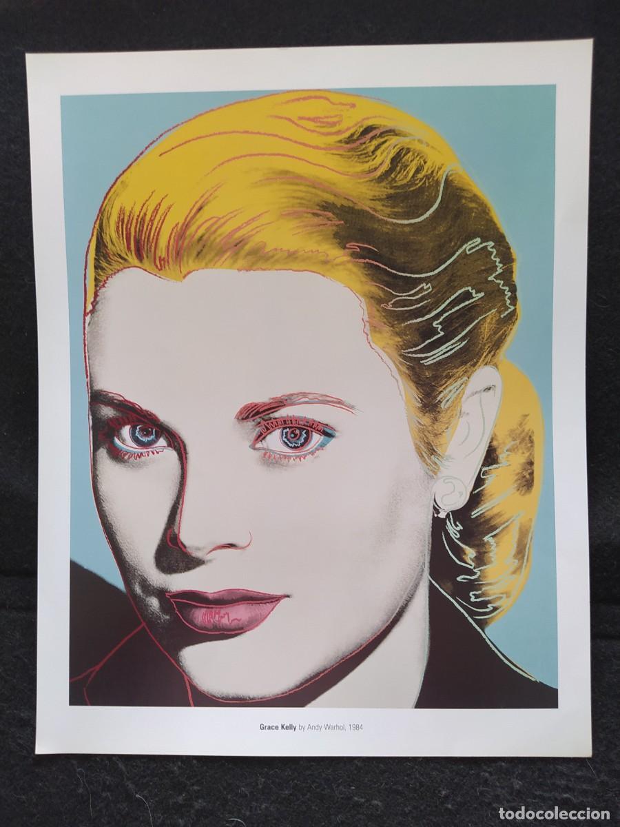 Arte: GRACE KELLY 1984 ANDY WARHOL 43X34 CMS CARTEL POSTER