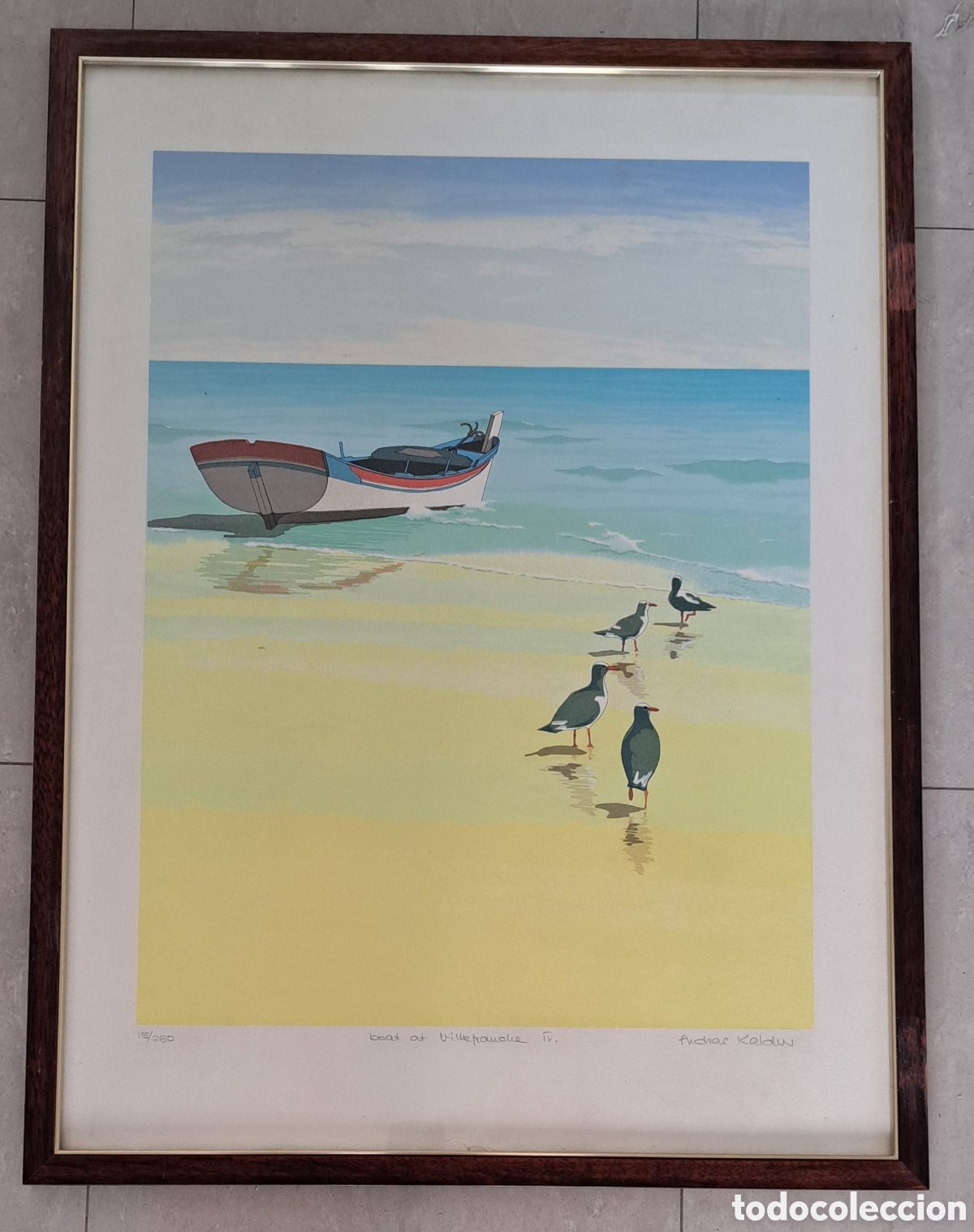 Arte: Litografia Andras Kaldor (1938-2022)