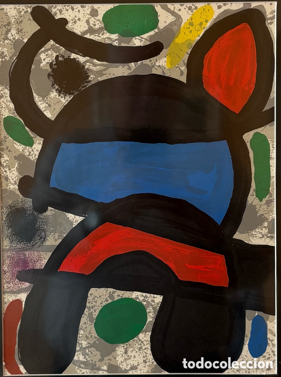 Arte: Litograf&iacute;a Original Joan Mir&oacute; - Foto 2