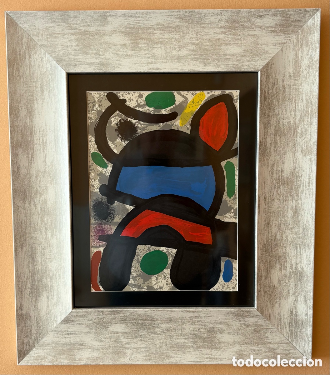 Arte: Litograf&iacute;a Original Joan Mir&oacute;