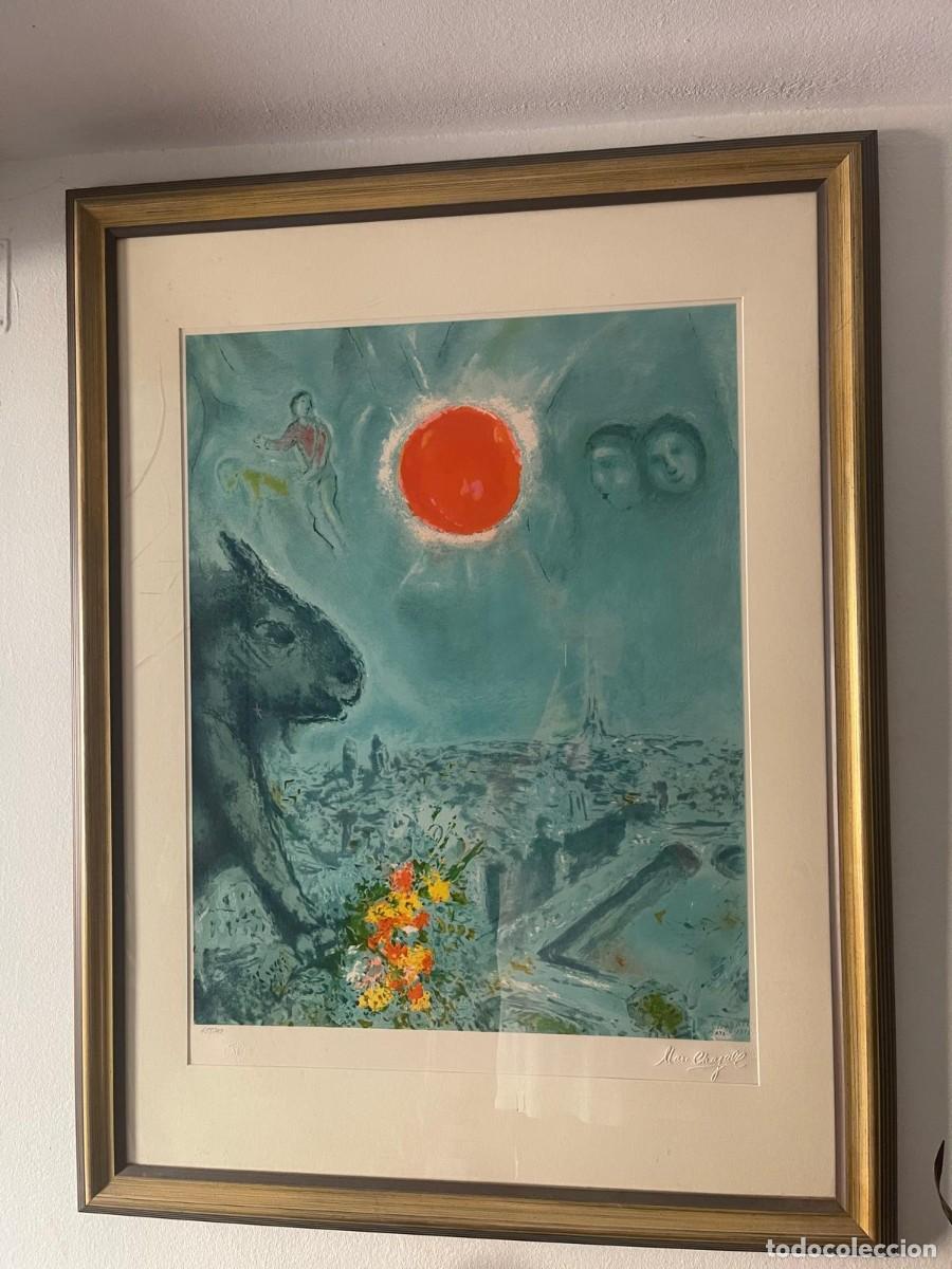 Arte: Marc Chagall &ndash; Litograf&iacute;a firmada 655/750 &ndash; Excelente estad