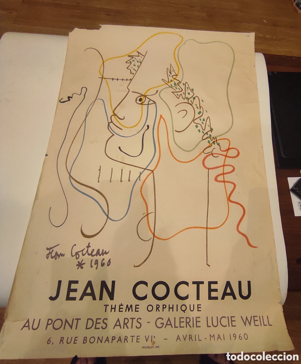 Arte: Th&egrave;me Orphique...Editada muestra en Par&iacute;s 1960 - Foto 1