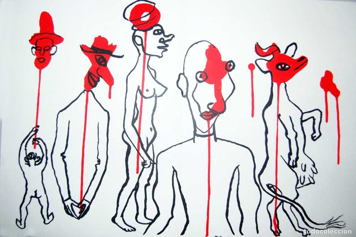 Art: ALEXANDER CALDER - Litografia original DLM 1966. 56 x 38 cm