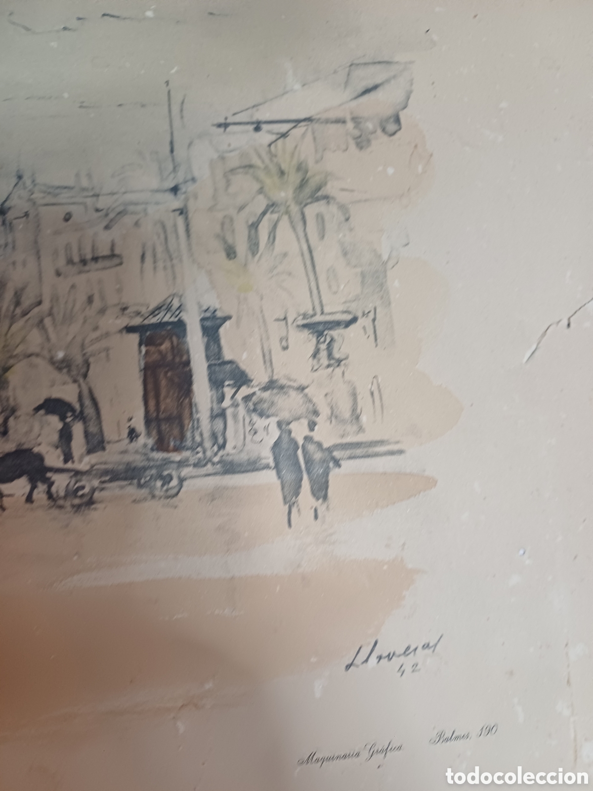 Arte: LITOGRAF&Iacute;A LLOVERAS 1942 - Foto 3