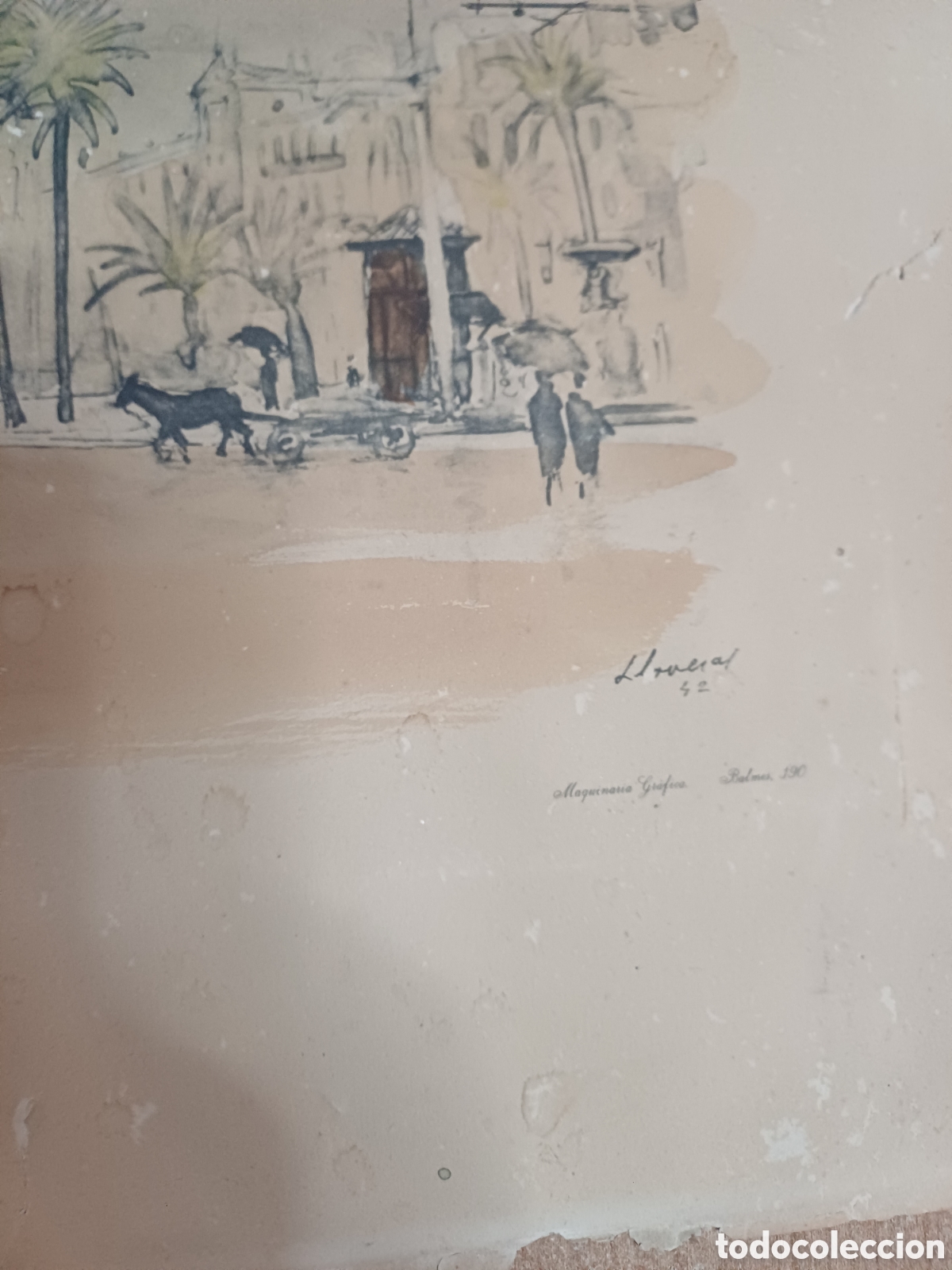 Arte: LITOGRAF&Iacute;A LLOVERAS 1942 - Foto 4