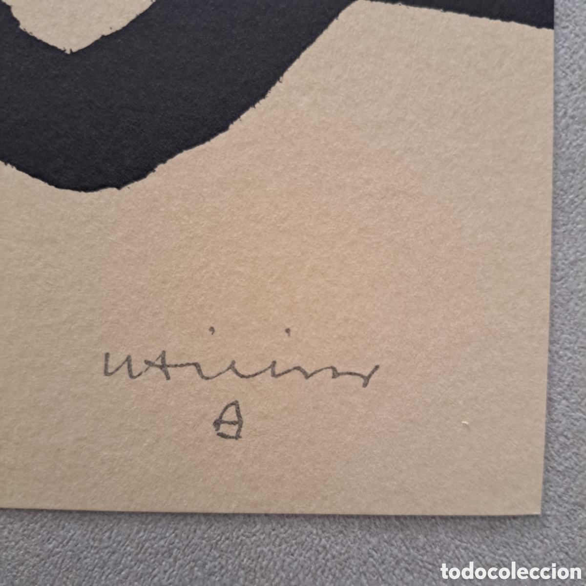 Arte: Litograf&iacute;a Eduardo Chillida. - Foto 2