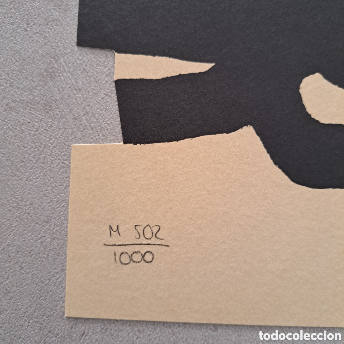 Arte: Litograf&iacute;a Eduardo Chillida. - Foto 3