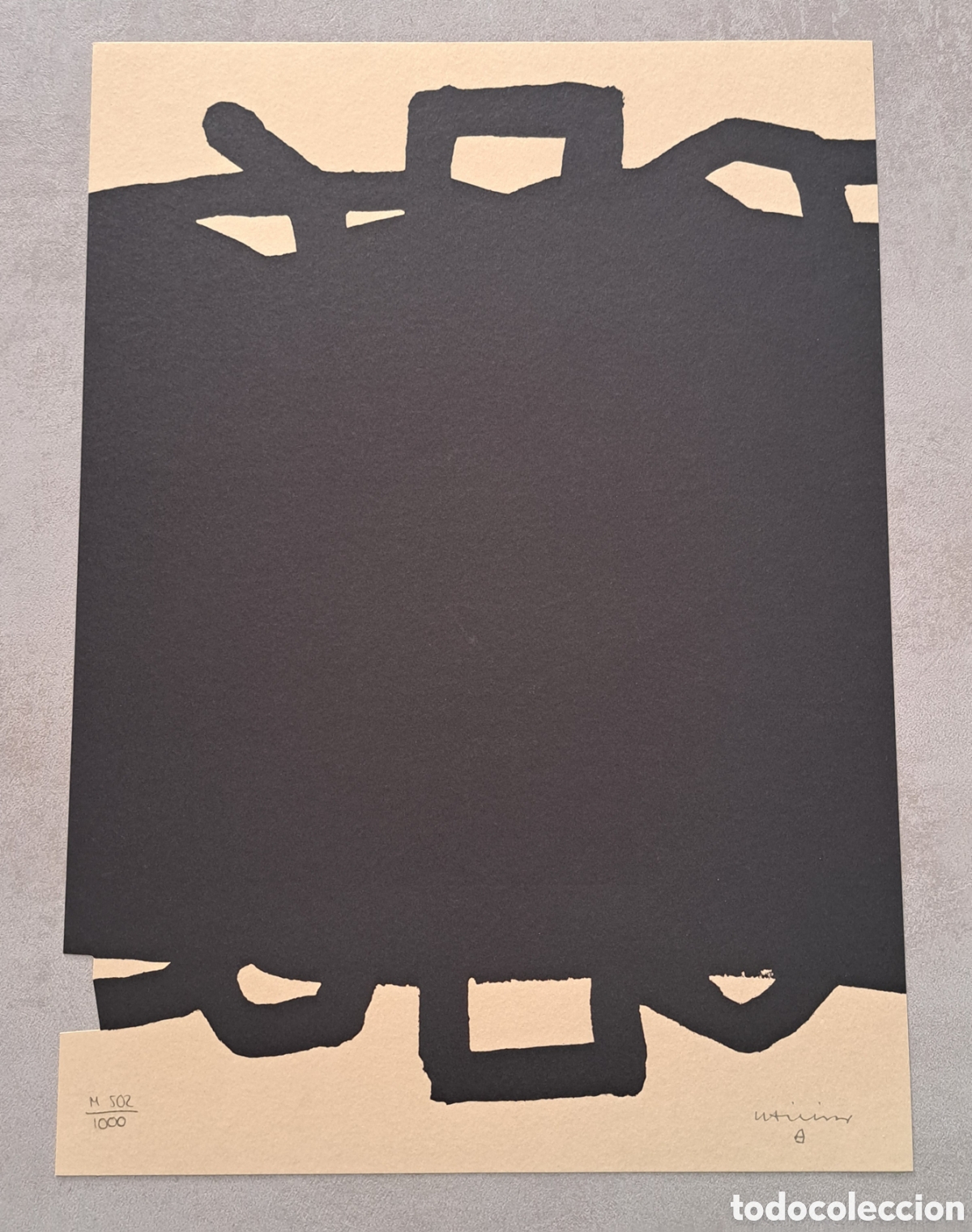 Arte: Litograf&iacute;a Eduardo Chillida. - Foto 5