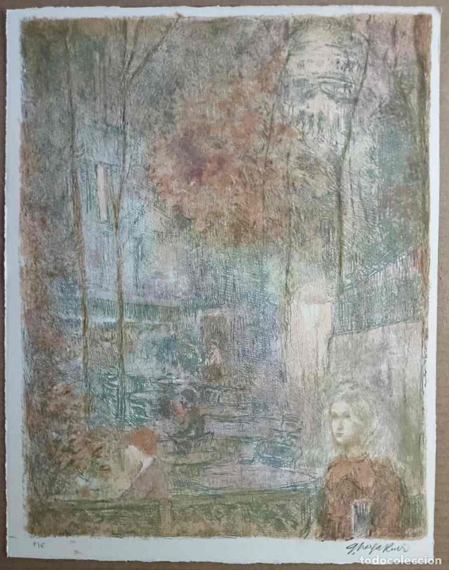 Arte: Guillermo VARGAS RUIZ (Sevilla 1910-Madrid 1990) litograf&iacute;a 1980 Estampas Ilumina 49x38cms firma n&ordm;
