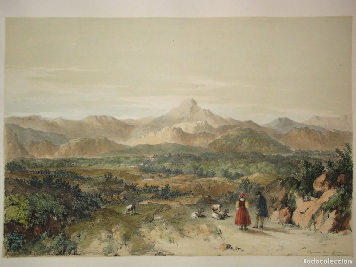 Kunst: Vista de los Pirineos. George Vivian, siglo XIX.