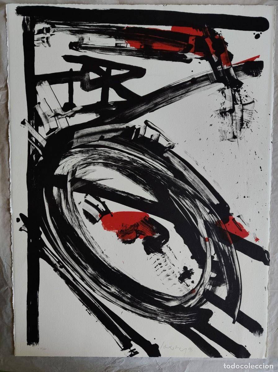 Arte: K.R.H. Sonderborg (1923-2008). litograf&iacute;a firmada a mano y num. / 1996