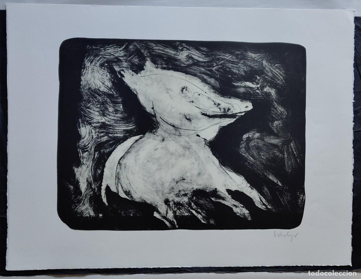 Arte: Thomas Wachweger (1943-2015). Litograf&iacute;a de 1994, firmada y num. a mano